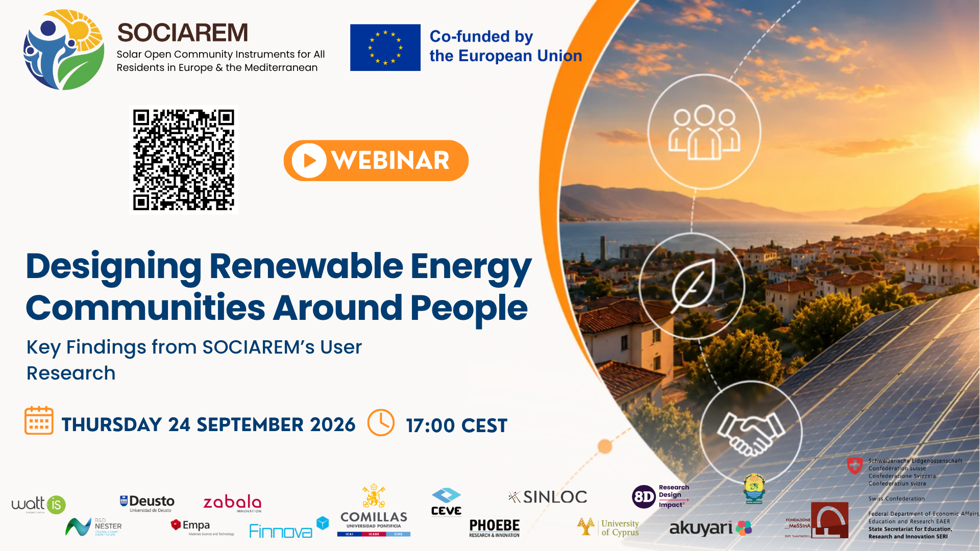 Designing Renewable Energy Communities Around People: SOCIAREM Webinar to Present Key User Research Findings-image